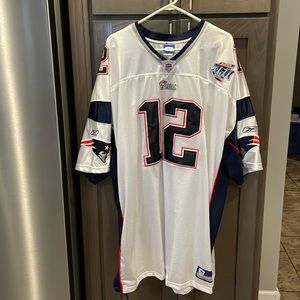 Tom Brady Super Bowl 42 Stitched Jersey 4XL